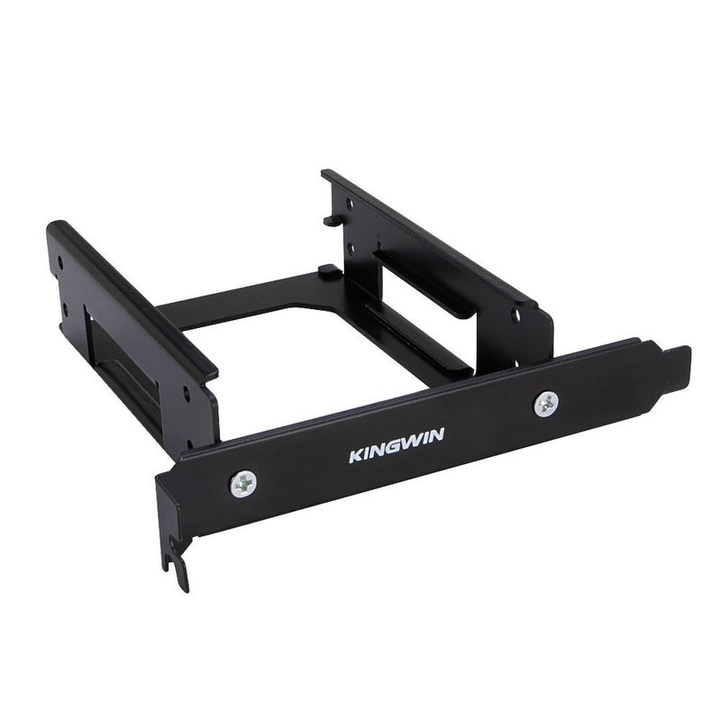 Kingwin PCI SSD Mounting Kit - 2 x 2.5 Inch SSD to PCI Internal Hard Drive Converter, Easy Installation - Image 1